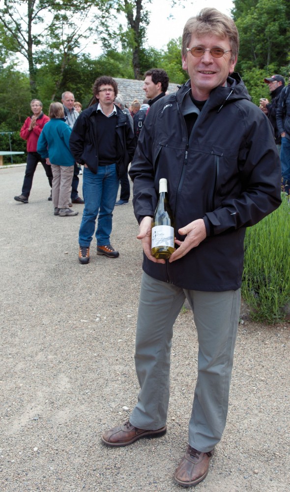 Sylvain Gachet présente sa Cuvée barbatus - Photo Olivier PROHIN ©