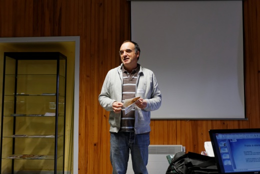 Patrick Balluet qui assure jusqu'au dernier jour son rôle de coordinateur national passe le flambeau à Thomas Buzzi. G.Dubois.