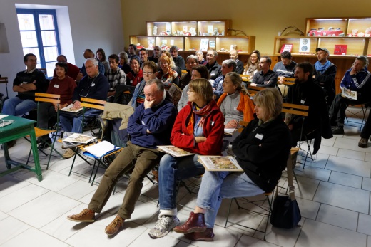 Les participants aux 5e rencontres Grand-duc. G.Dubois.
