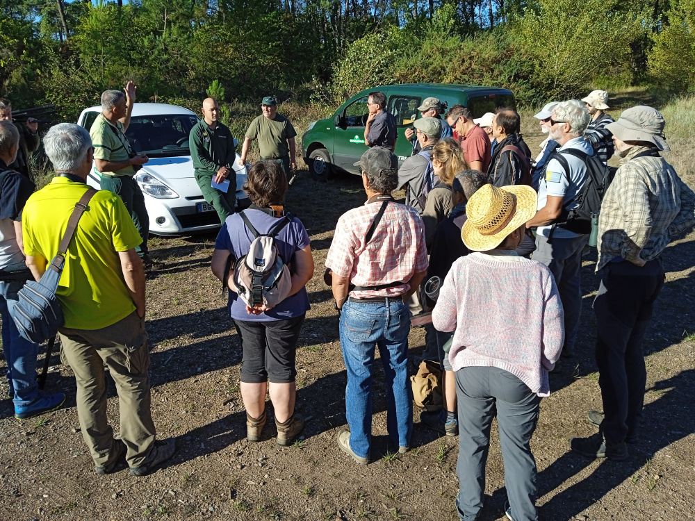 Accueil par l'ONF à la Pointe d'Arcay